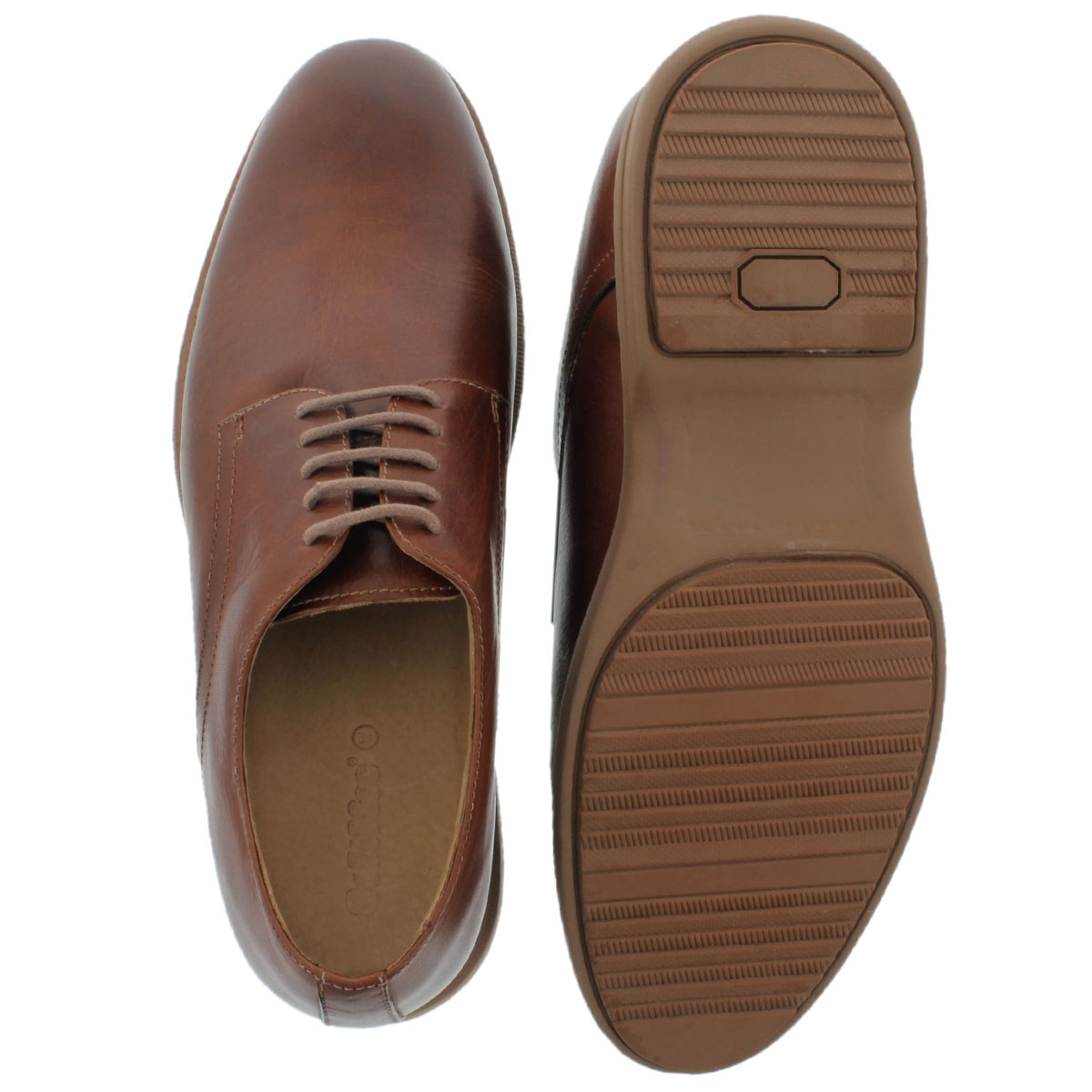 Mns Motor 5-eye cognac dress shoe