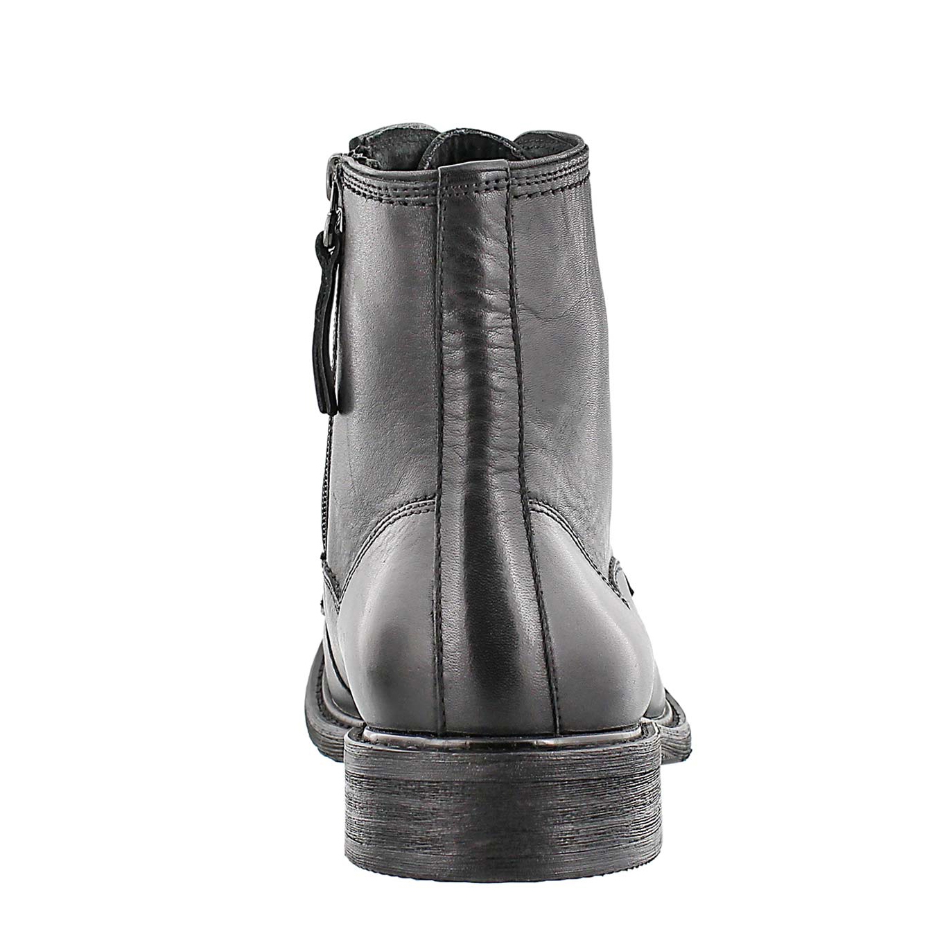 Botte cuir noir MOUNTIE, hom