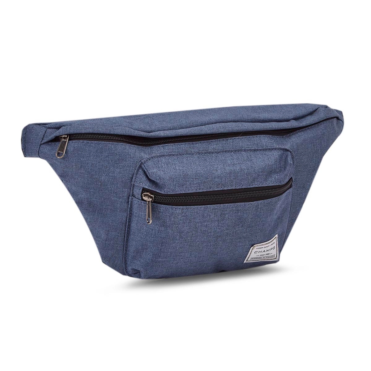 Unisex blue oversized waist pack
