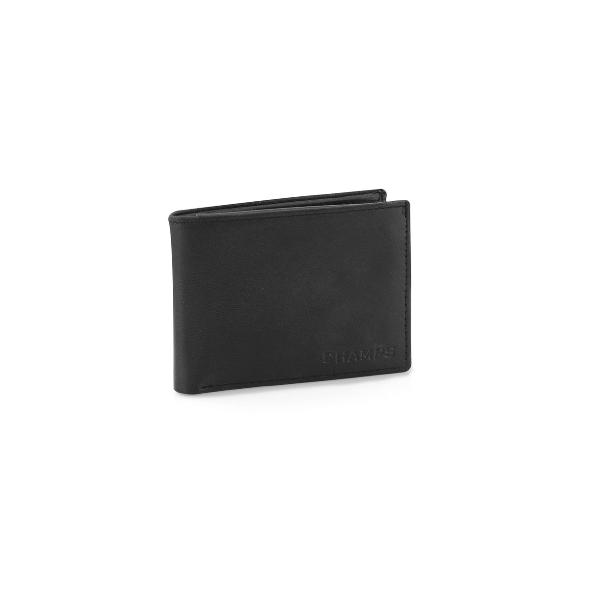 Mns black genuine leather RFID wallet
