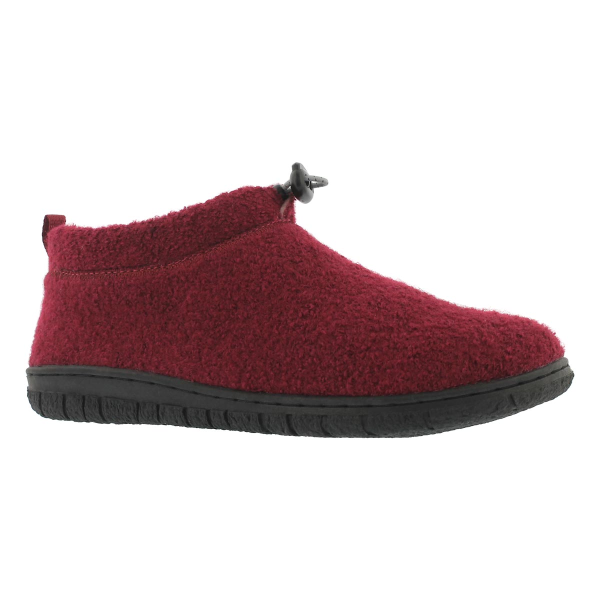 Women's NANCY burgundy memory foam slippers