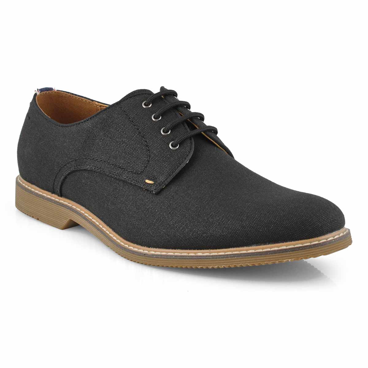 Mns Narvin blk laceup dress oxford