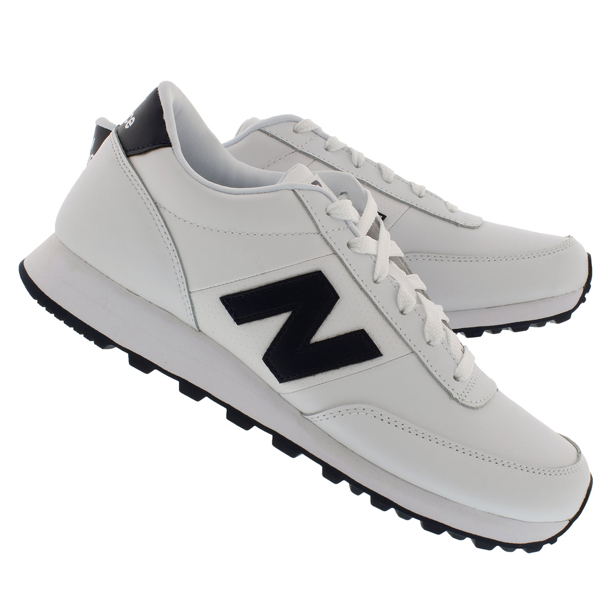 Mns 501 white/navy lace up sneaker