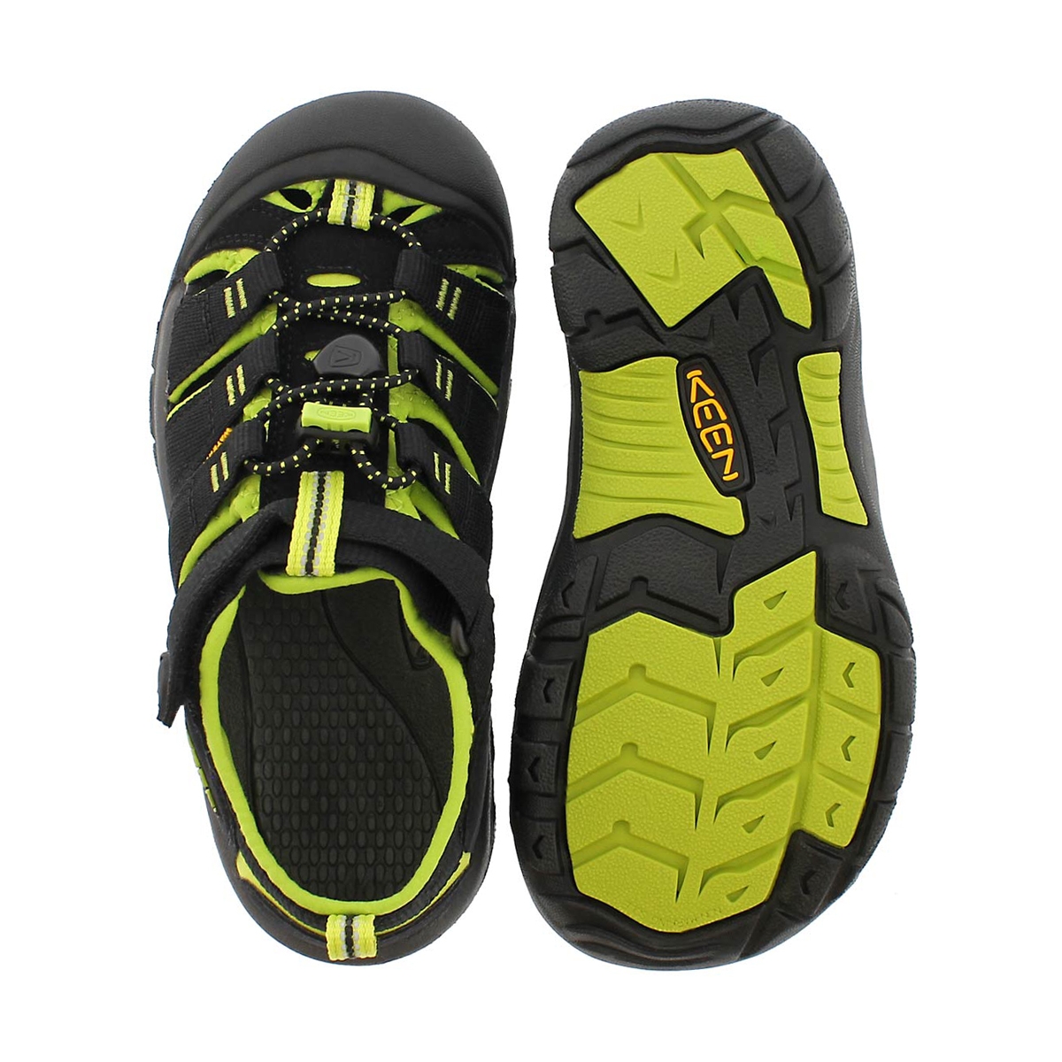 Bys Newport H2 Electric blk/lime sandal