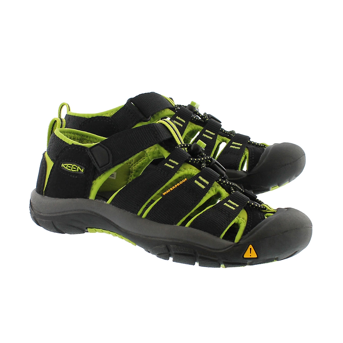 Bys Newport H2 Electric blk/lime sandal