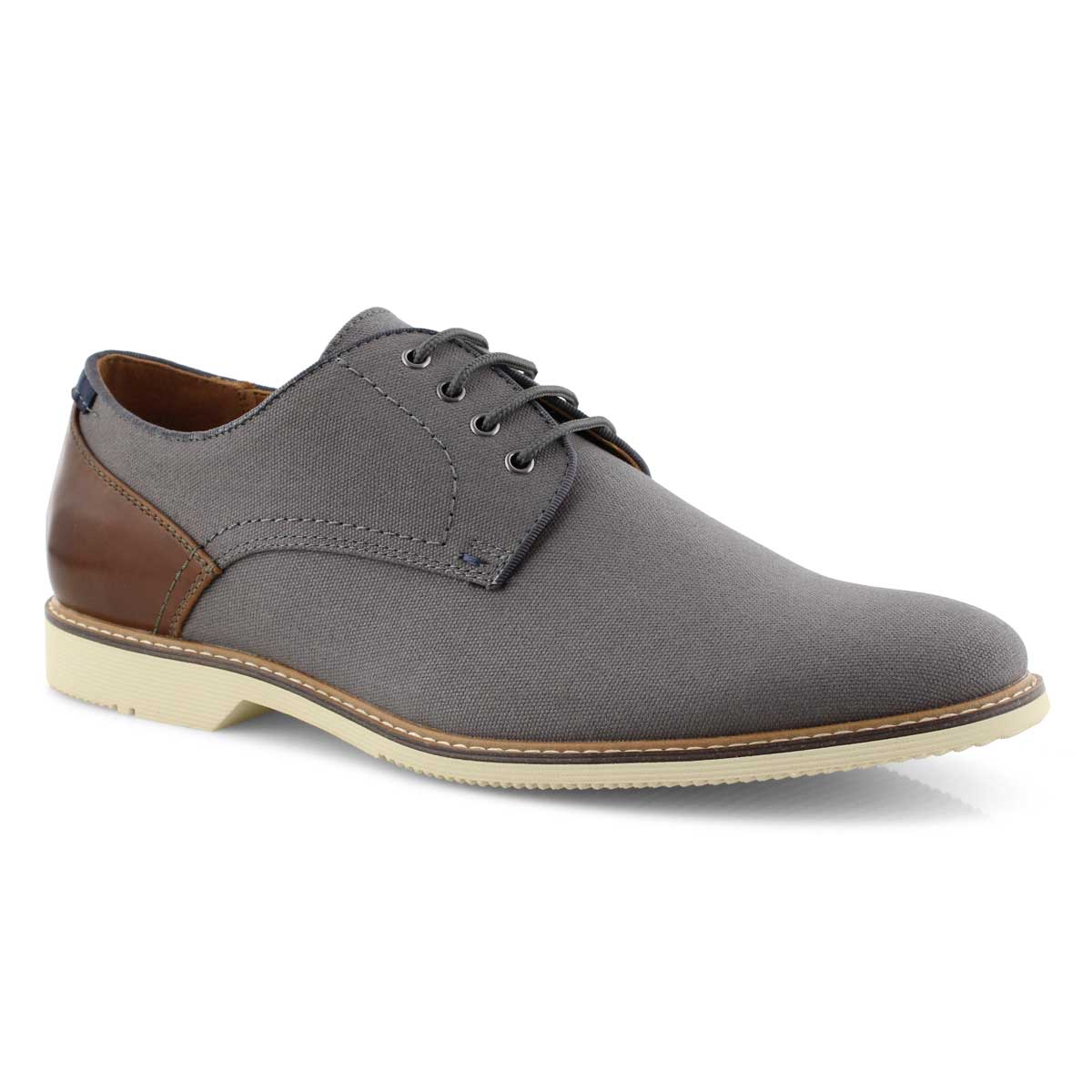 Mns Newstead grey laceup dress oxford