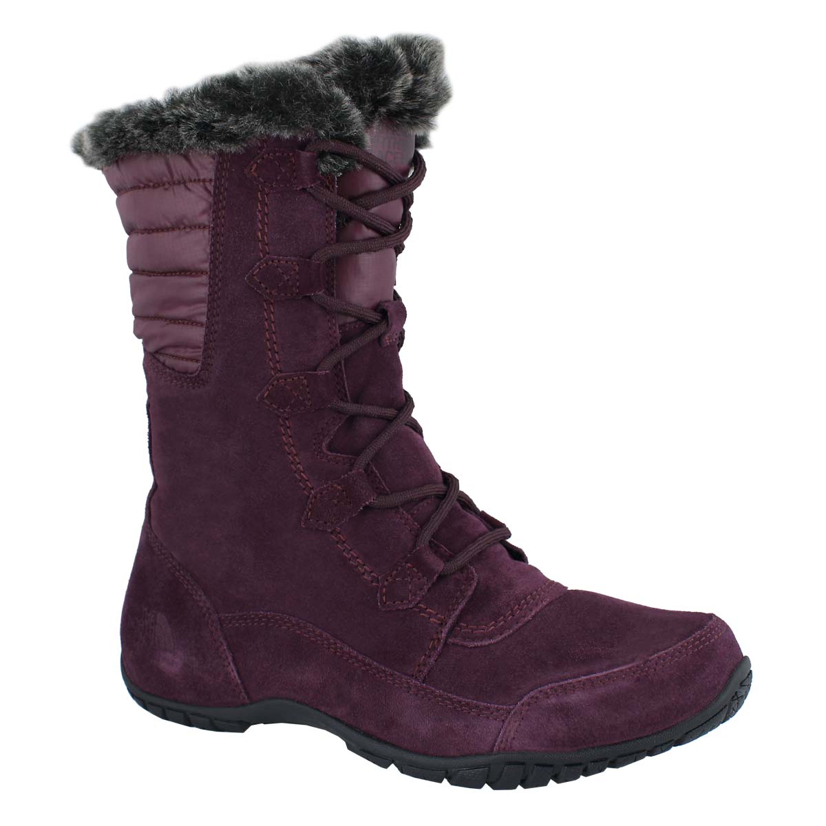 Lds Nuptse Purna II fig/blk wtpf boot