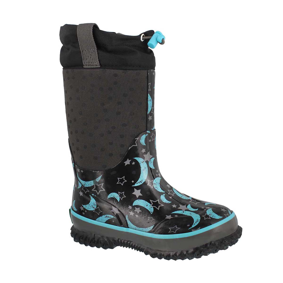 Girls' NIGHT SKY black pullon wtpf winter boots