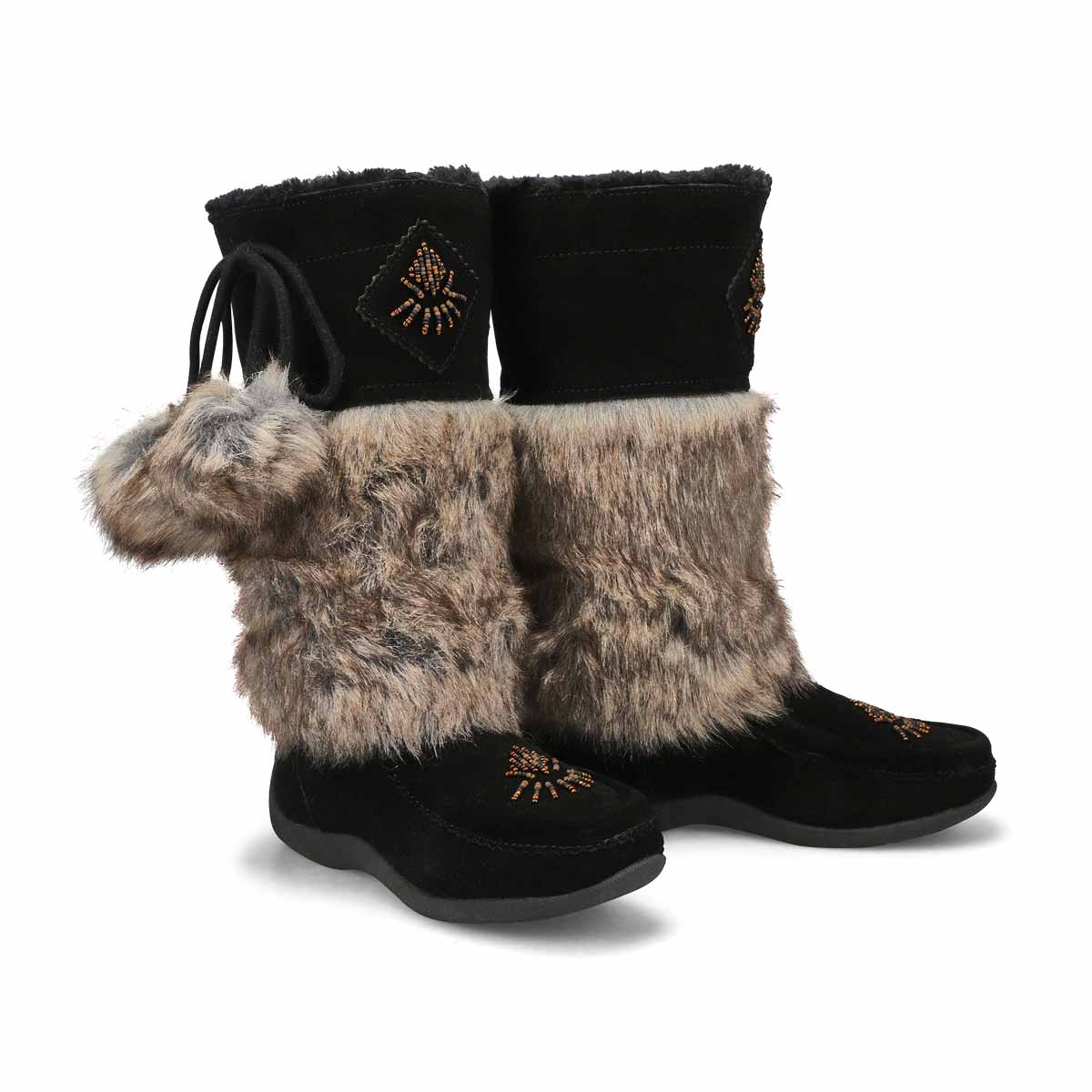 Grls Niska4 Jr blk mukluk