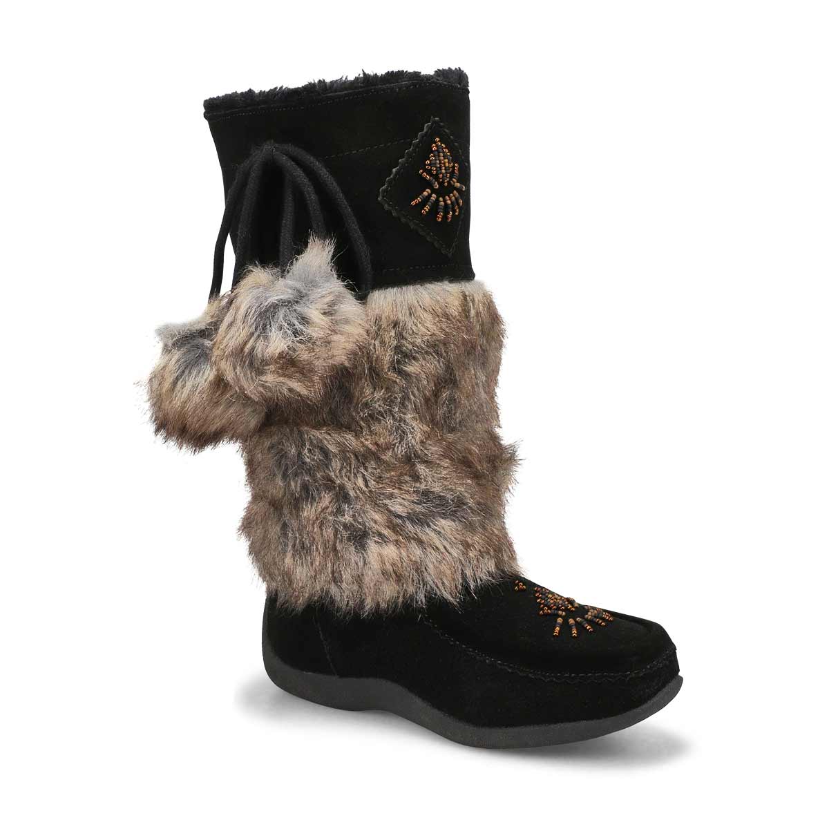 Grls Niska4 Jr blk mukluk