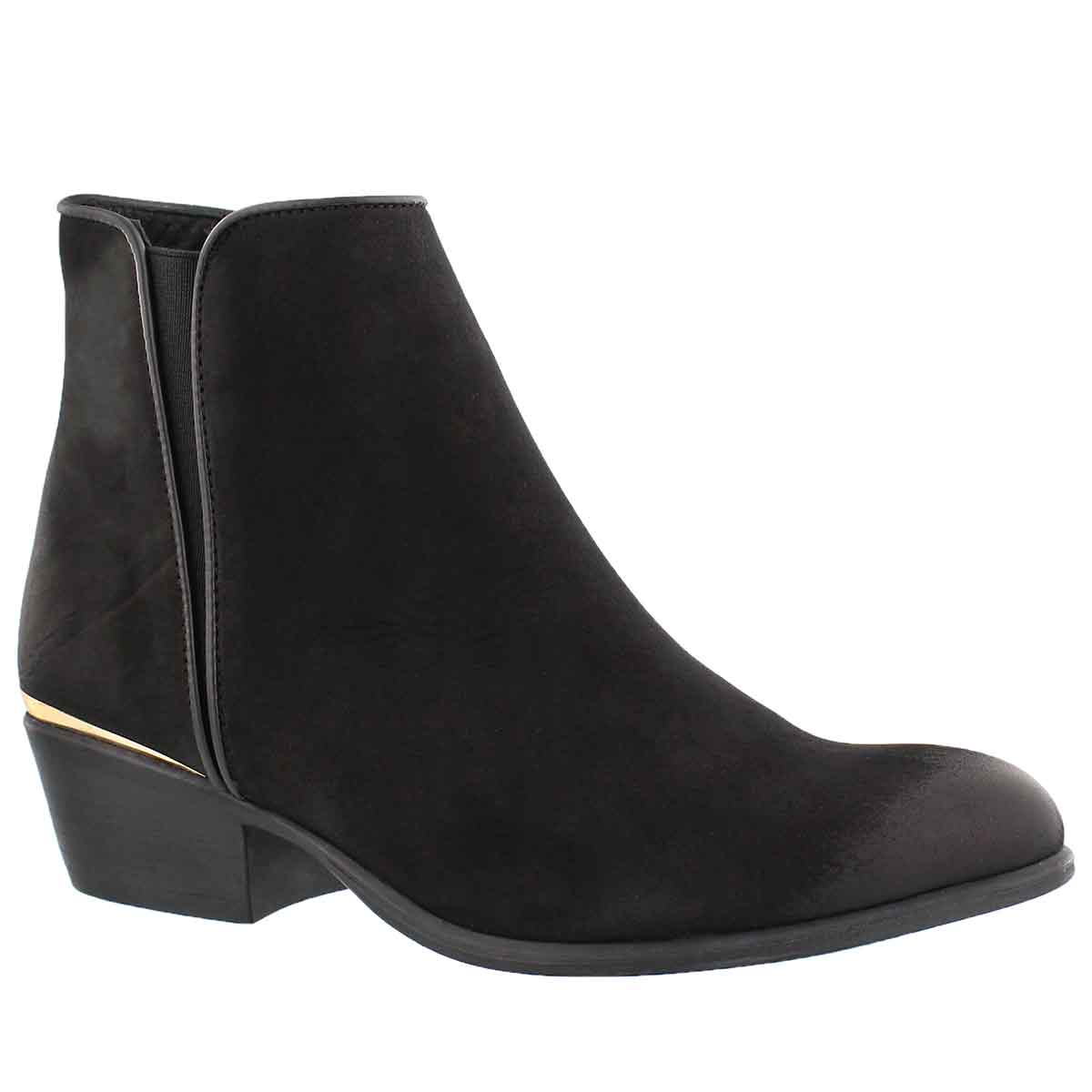 Women's NOBLE black ankle booties