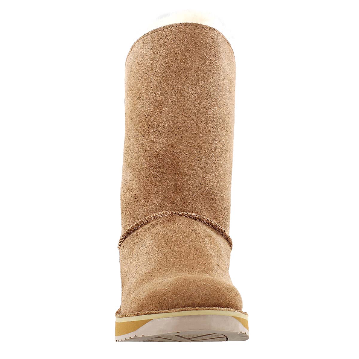 Lds Norway chestnut suede zipper boot