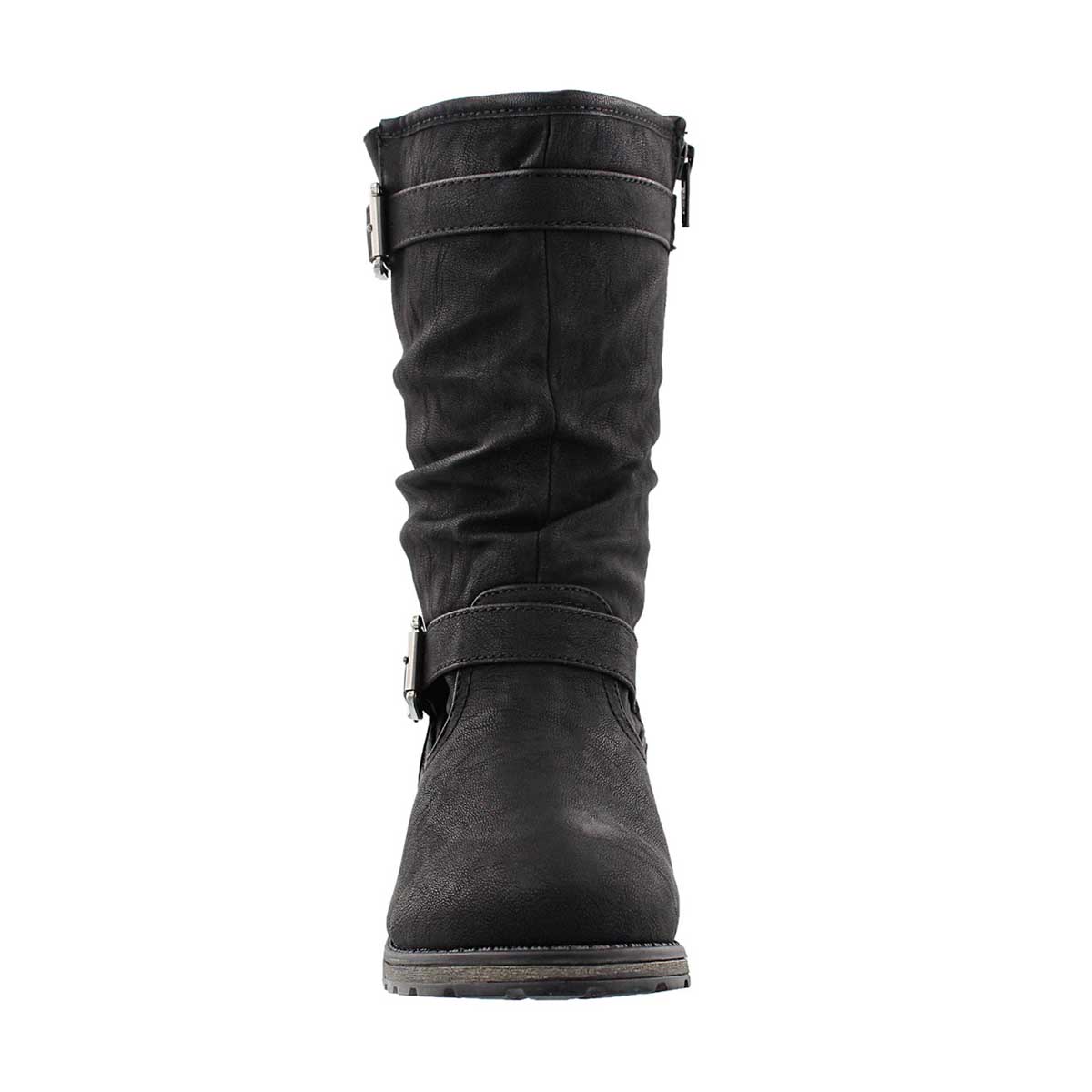 Grls Nota blk wpf mid calf boot
