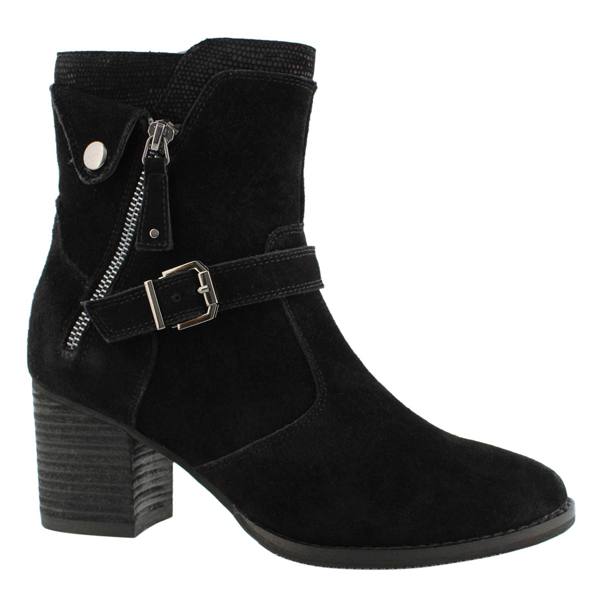 Lds Nova blk wtpf zip ankle boot