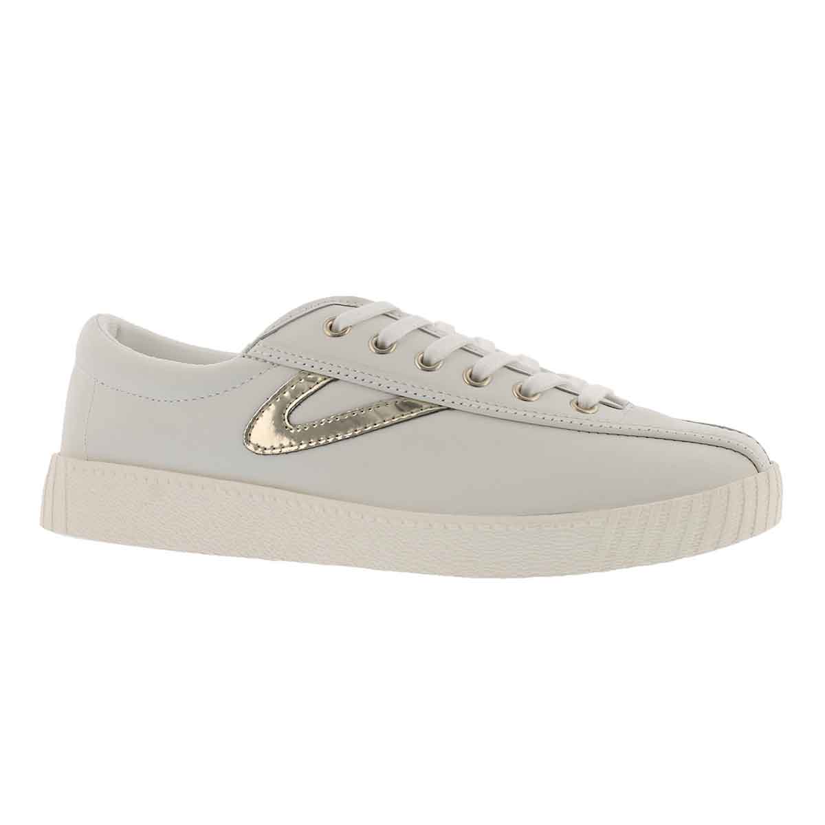 Women's NYLITE 2 PLUS white/gold sneakers