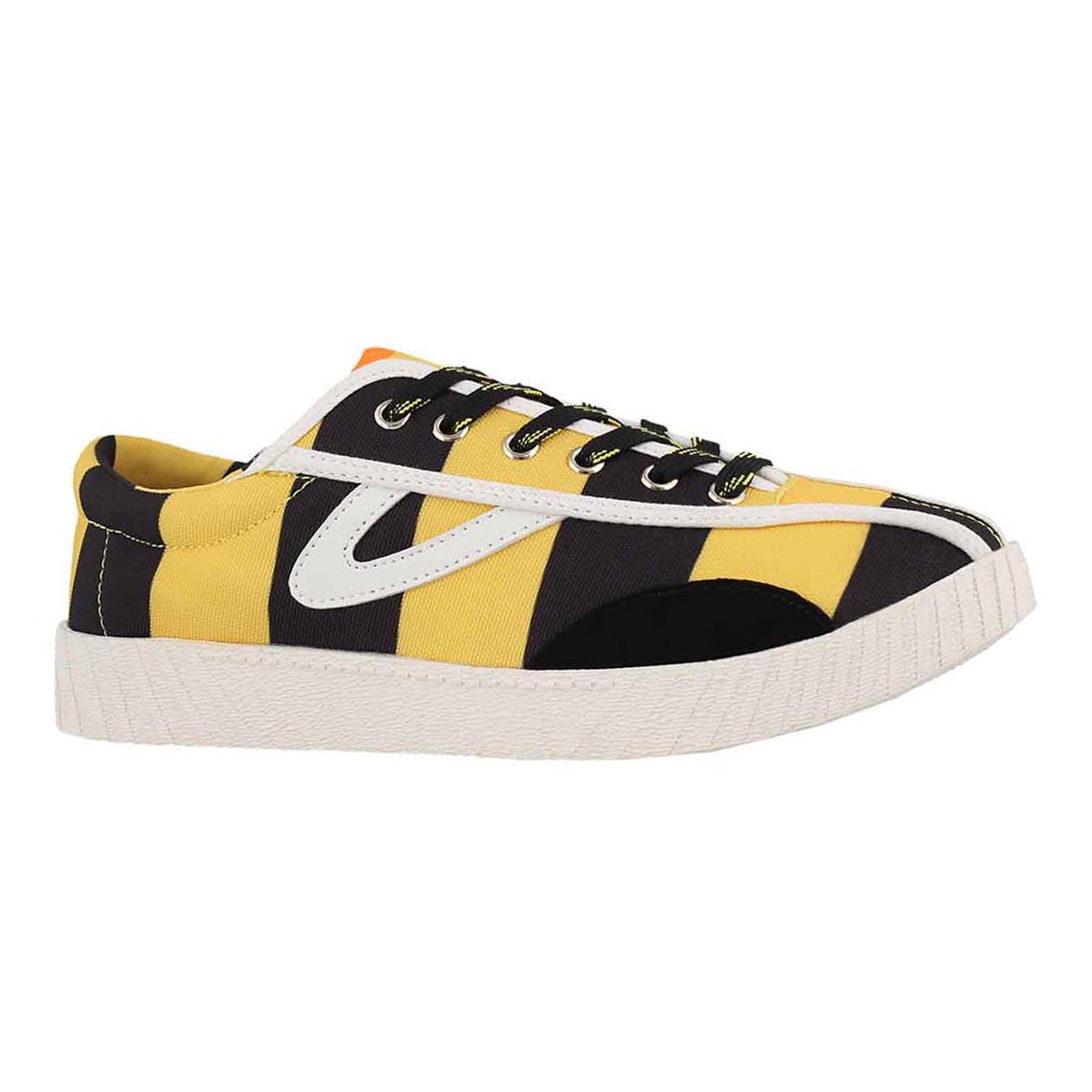 Lds Nylite Rugby black/yellow sneaker