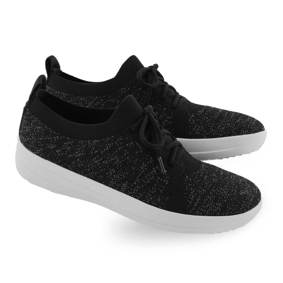 black f sporty uberknit