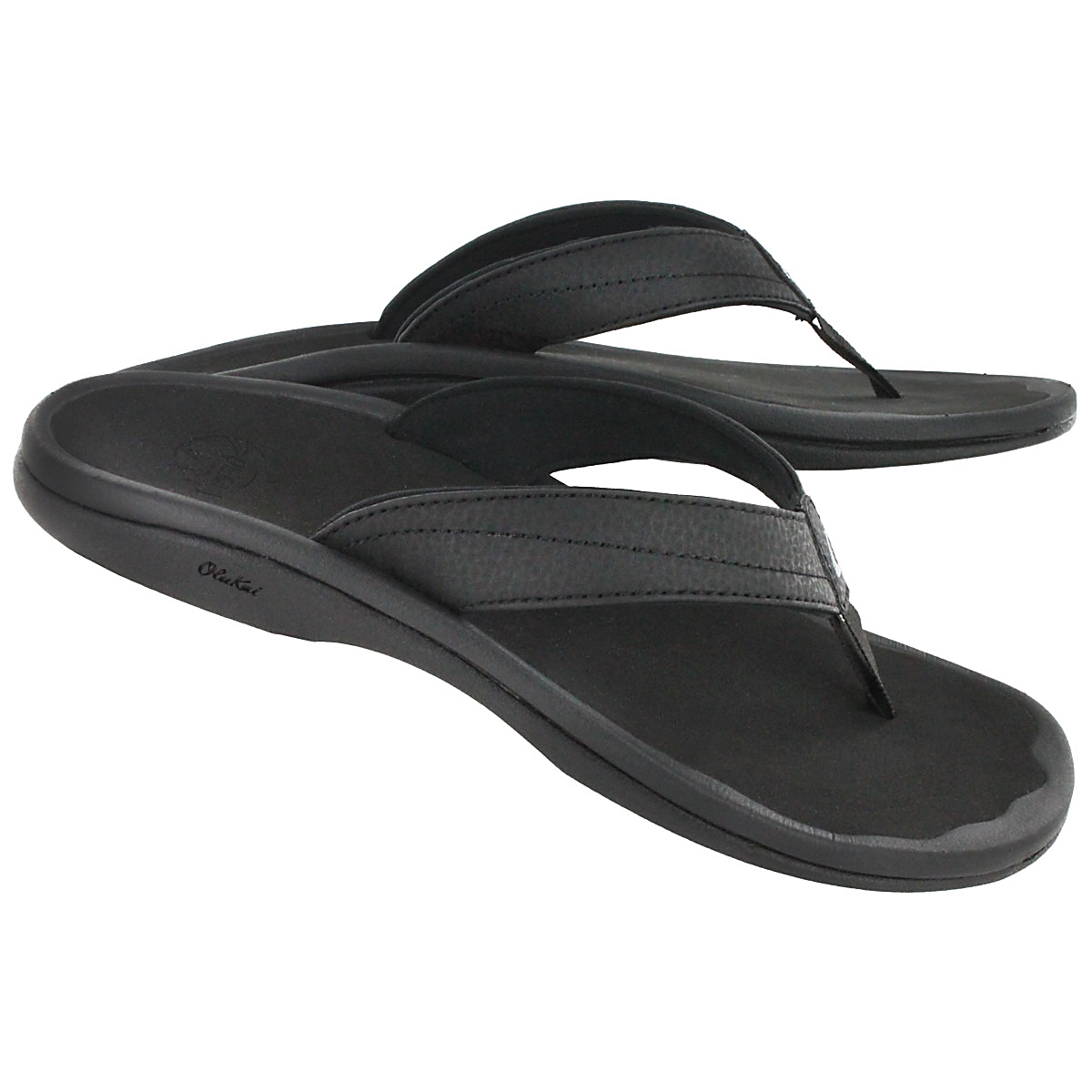 Lds Ohana black thong sandal