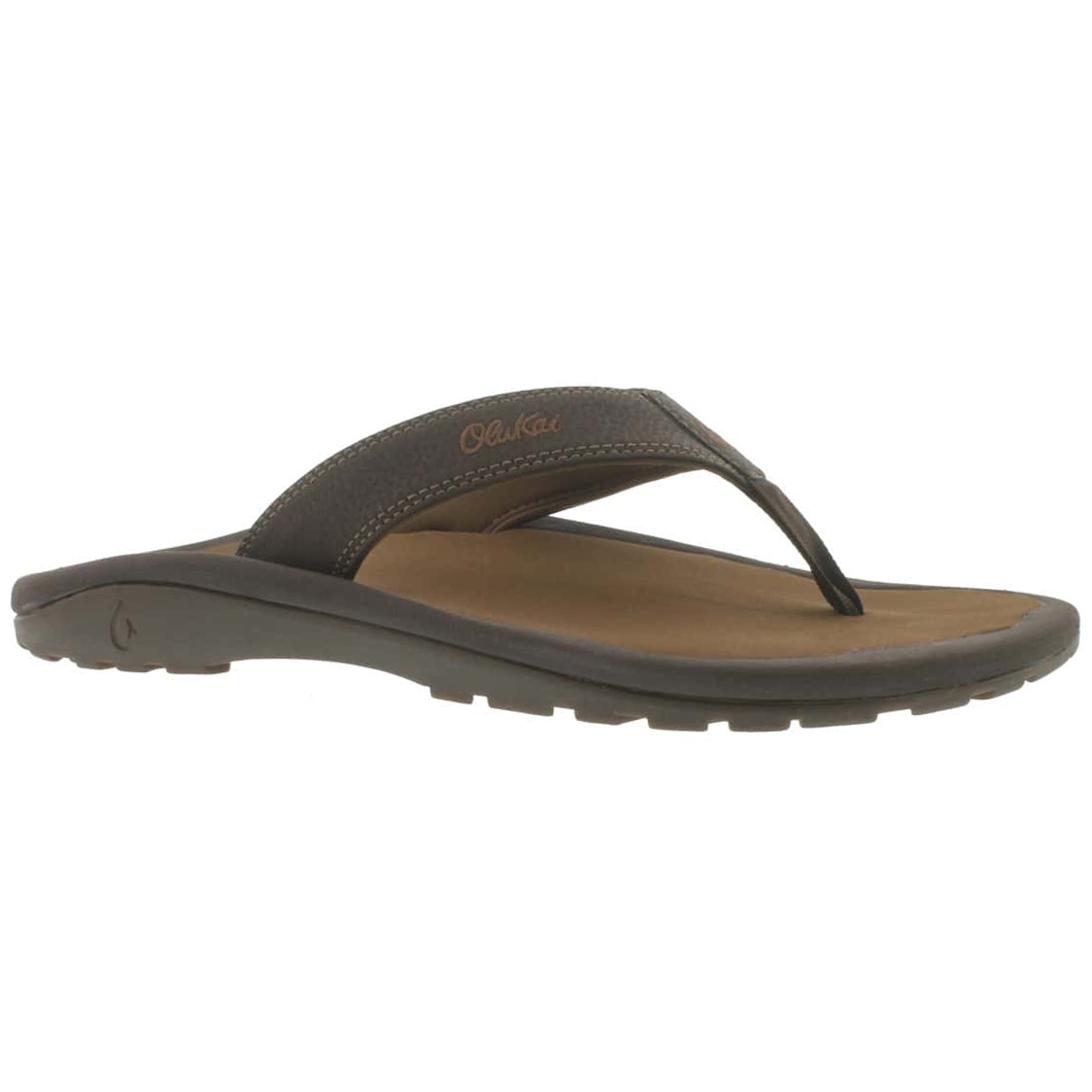 Sandale tong OHANA, java foncé, hommes