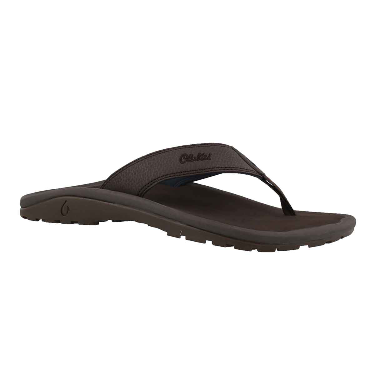 Men's OHANA dark wood thong sandals