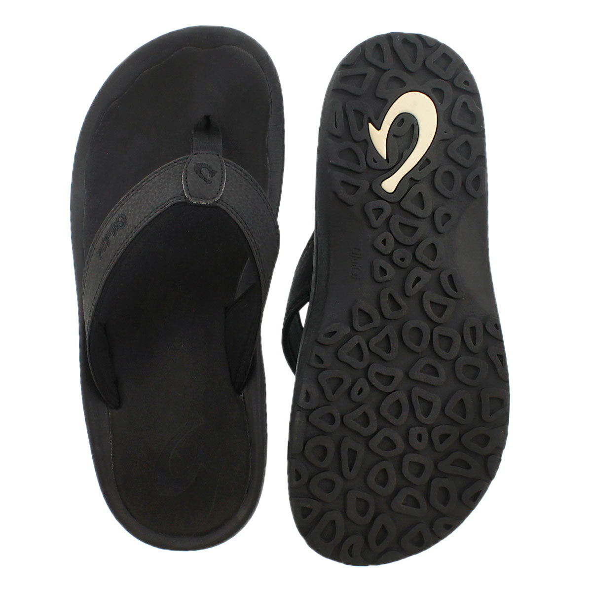 Mns Ohana black thong sandal