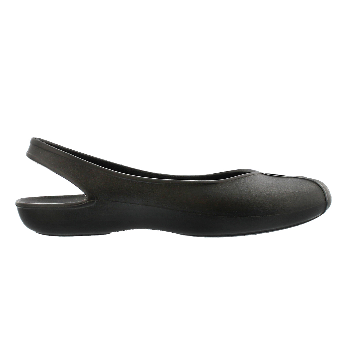 Lds Olivia II black sling back flat