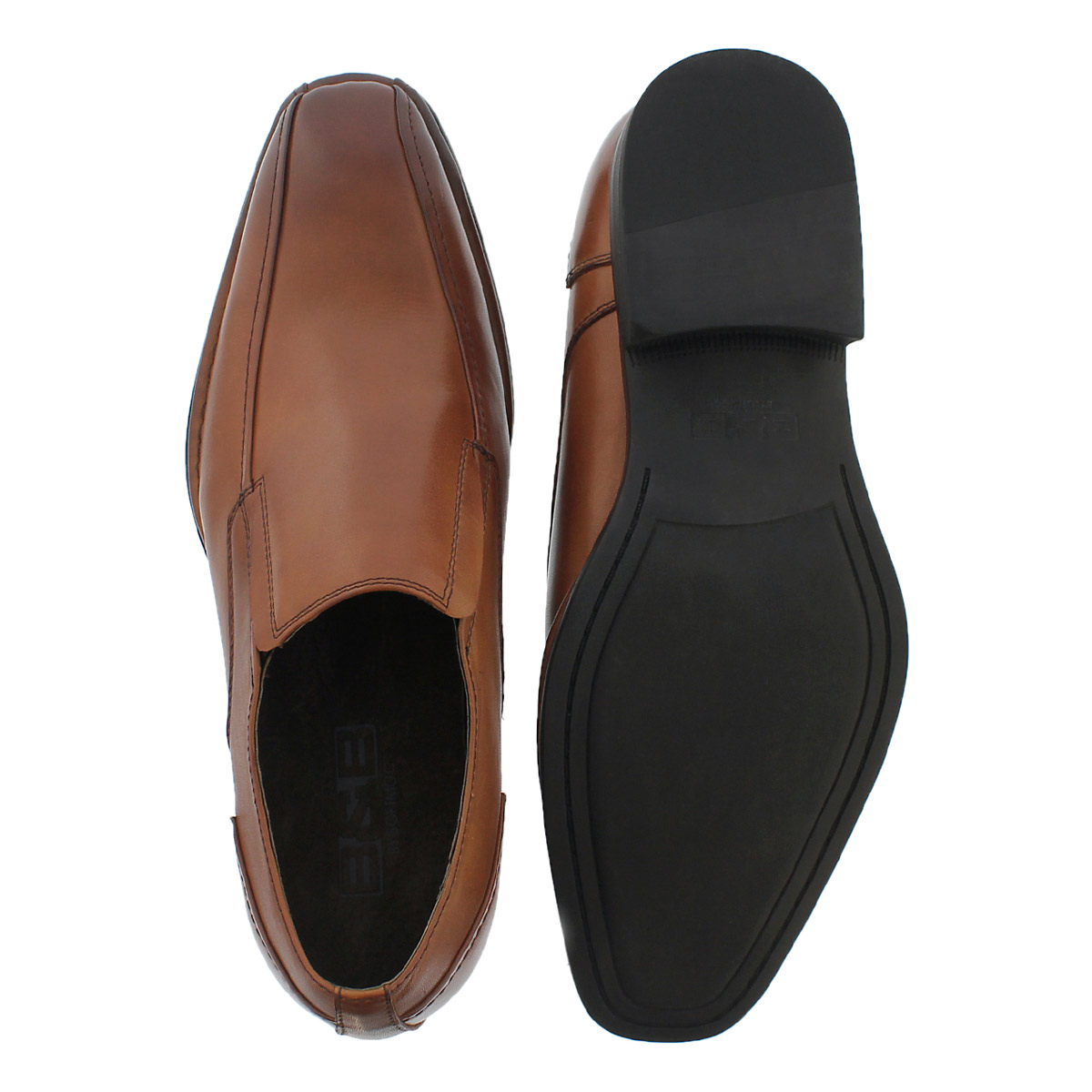 Mns Olivieri cognac dress loafer - Wide