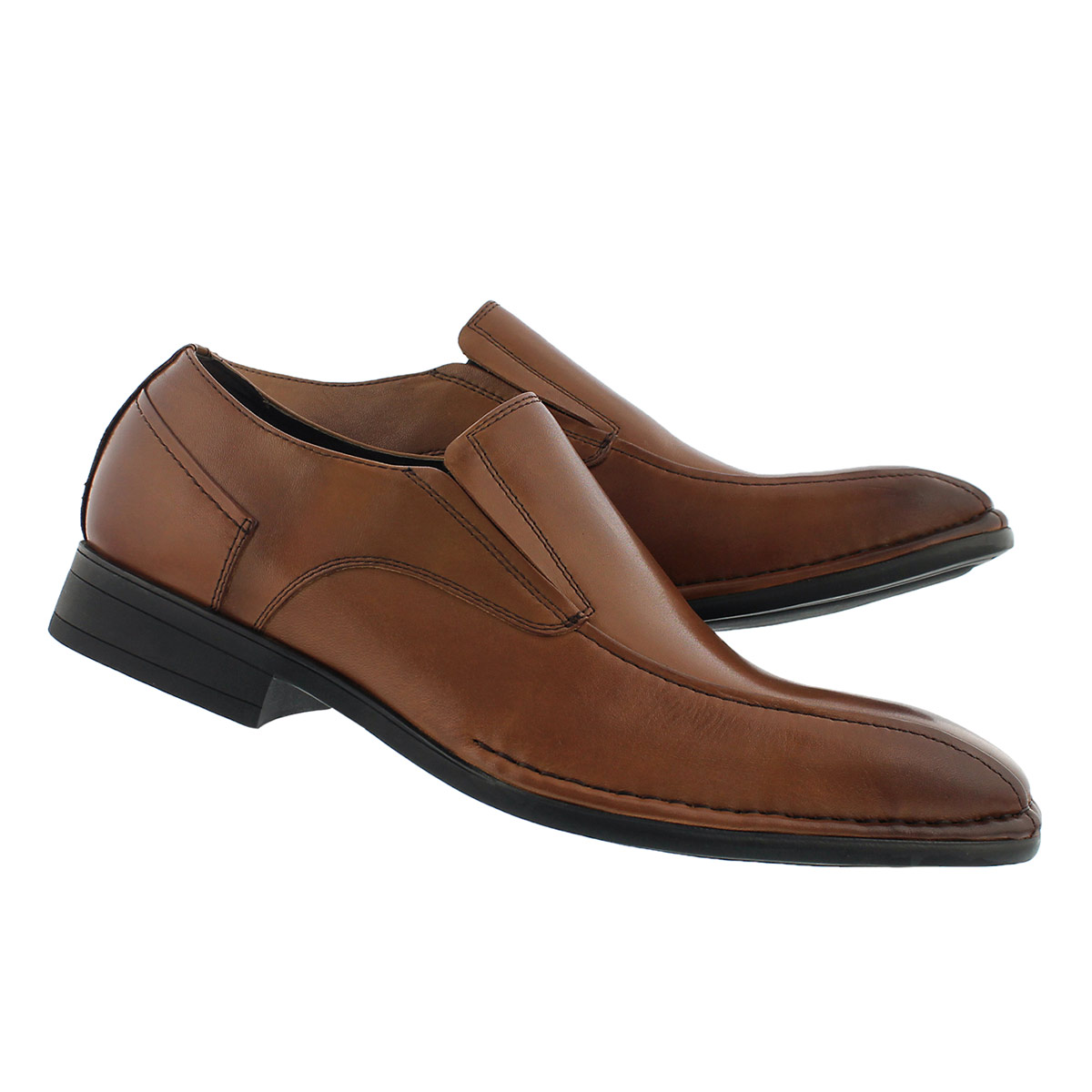 Mns Olivieri cognac dress loafer - Wide