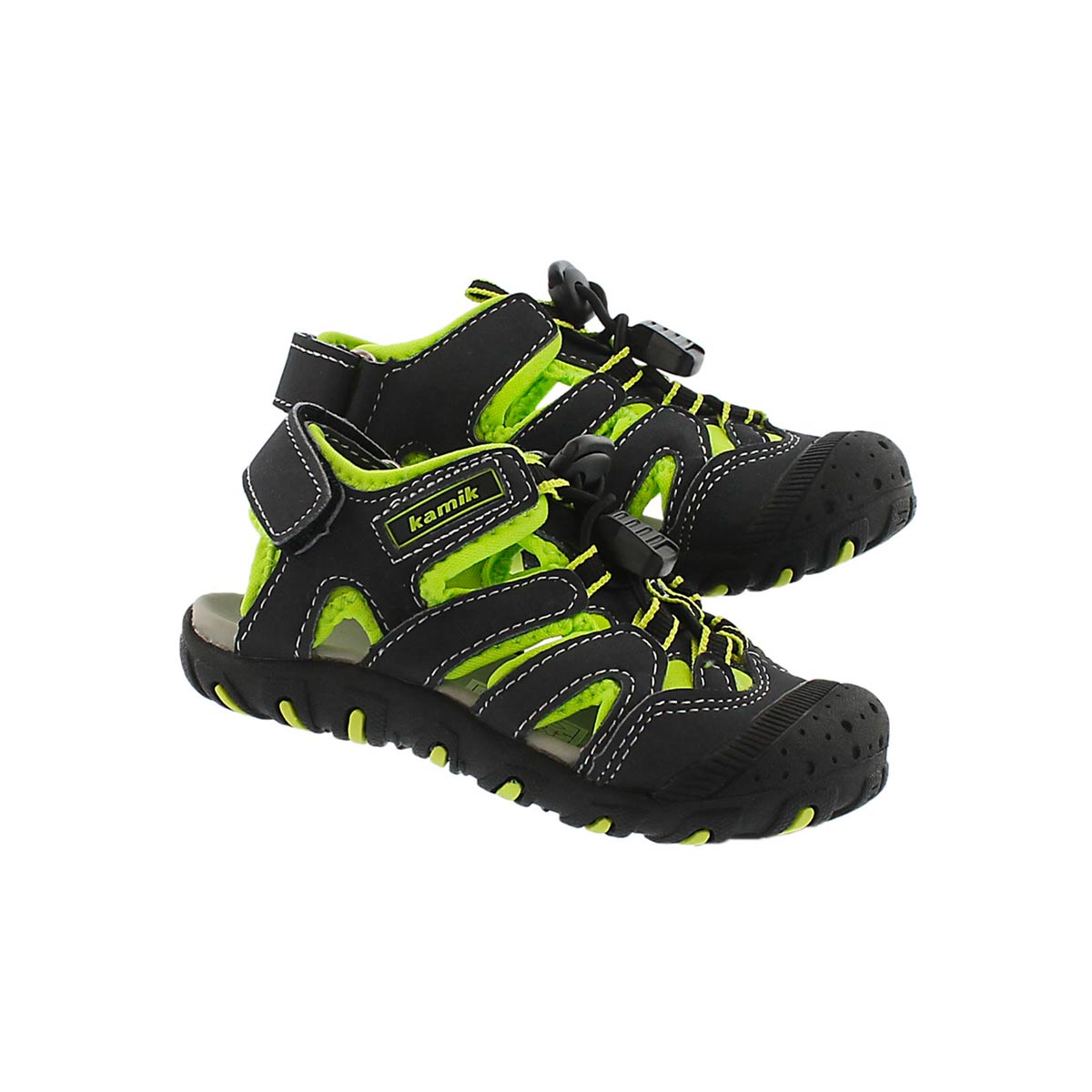 Infs-b Oyster green fisherman sandal