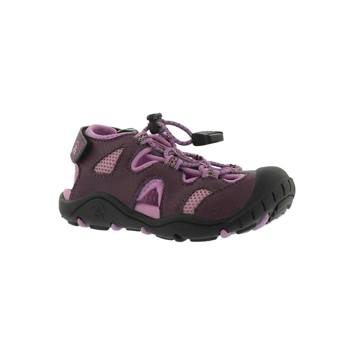 Infants' OYSTER 2 dark purple fisherman sandals