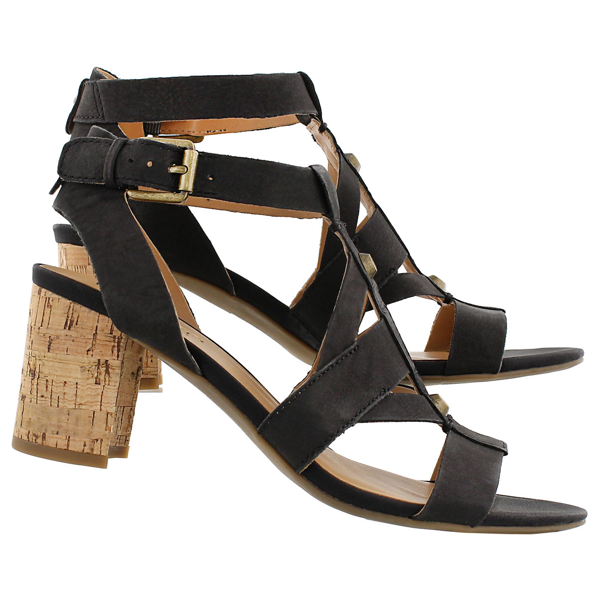 Lds Paloma black dress sandal