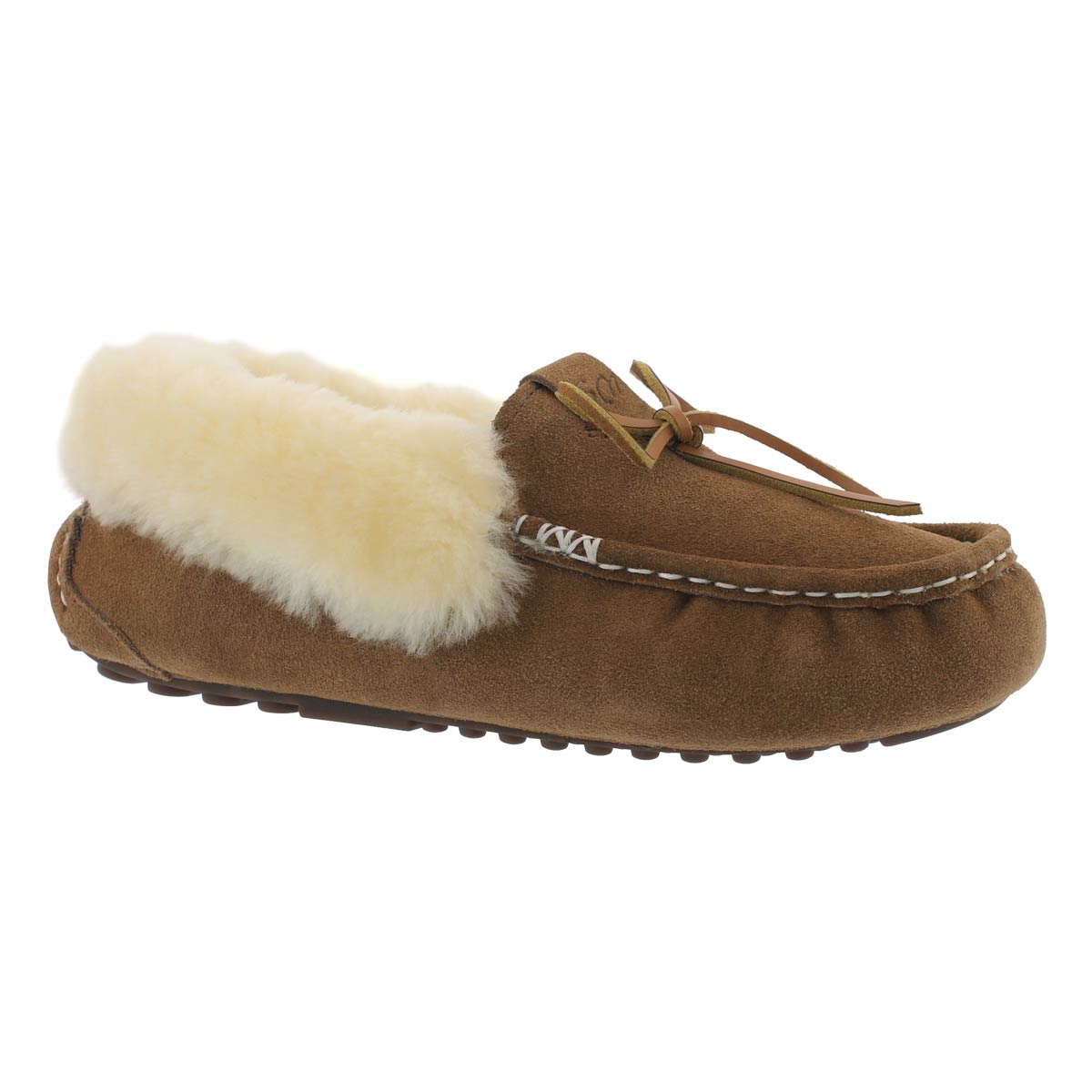 Women's PATTY ches shearling lined suede moccasins