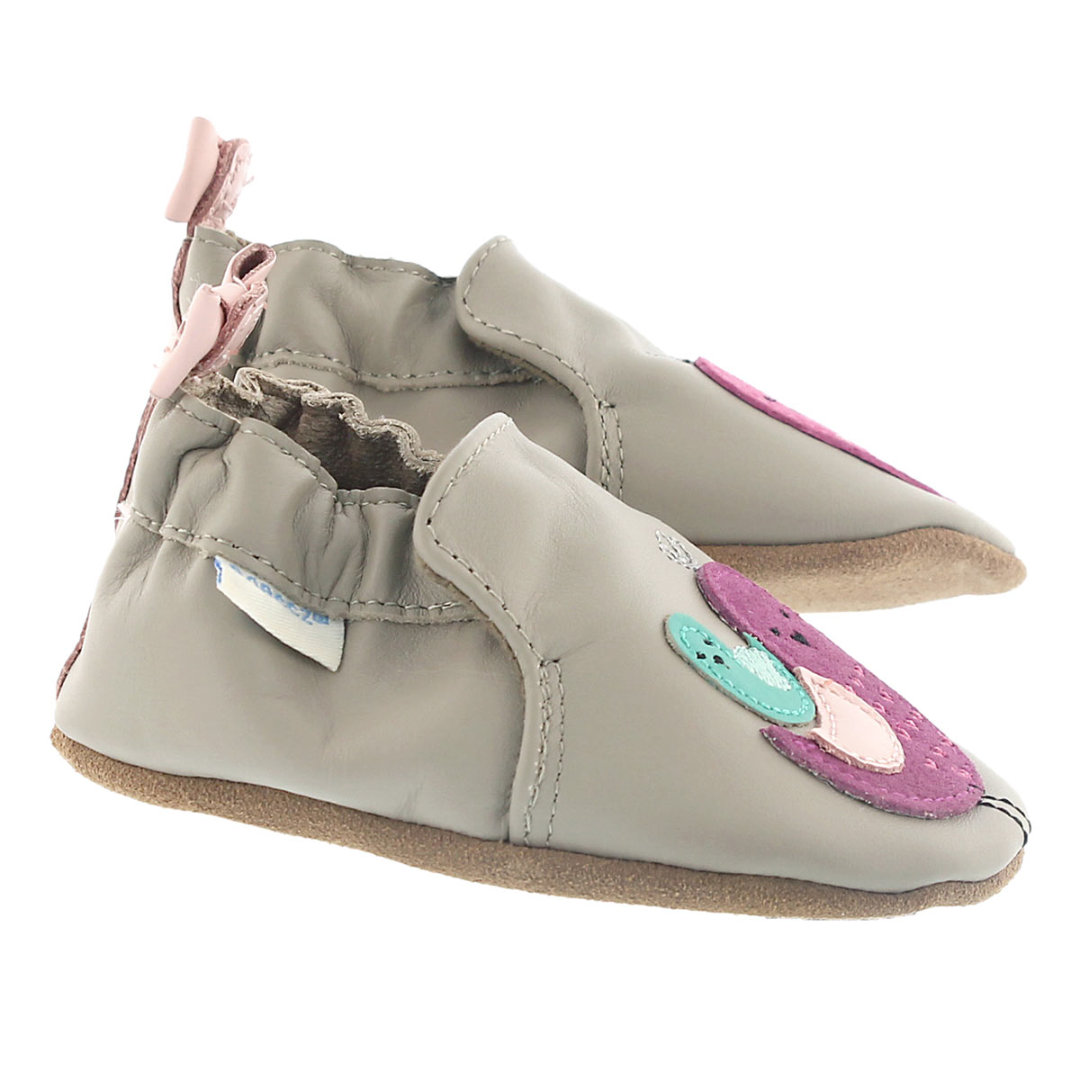 Inf Peaceful Partridge grey slipper