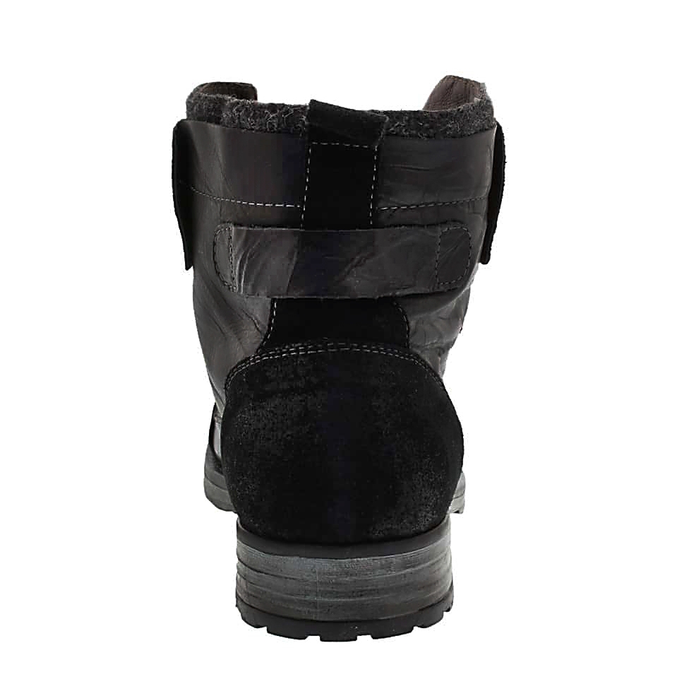 Mns Pedro blk lthr casual ankle boot