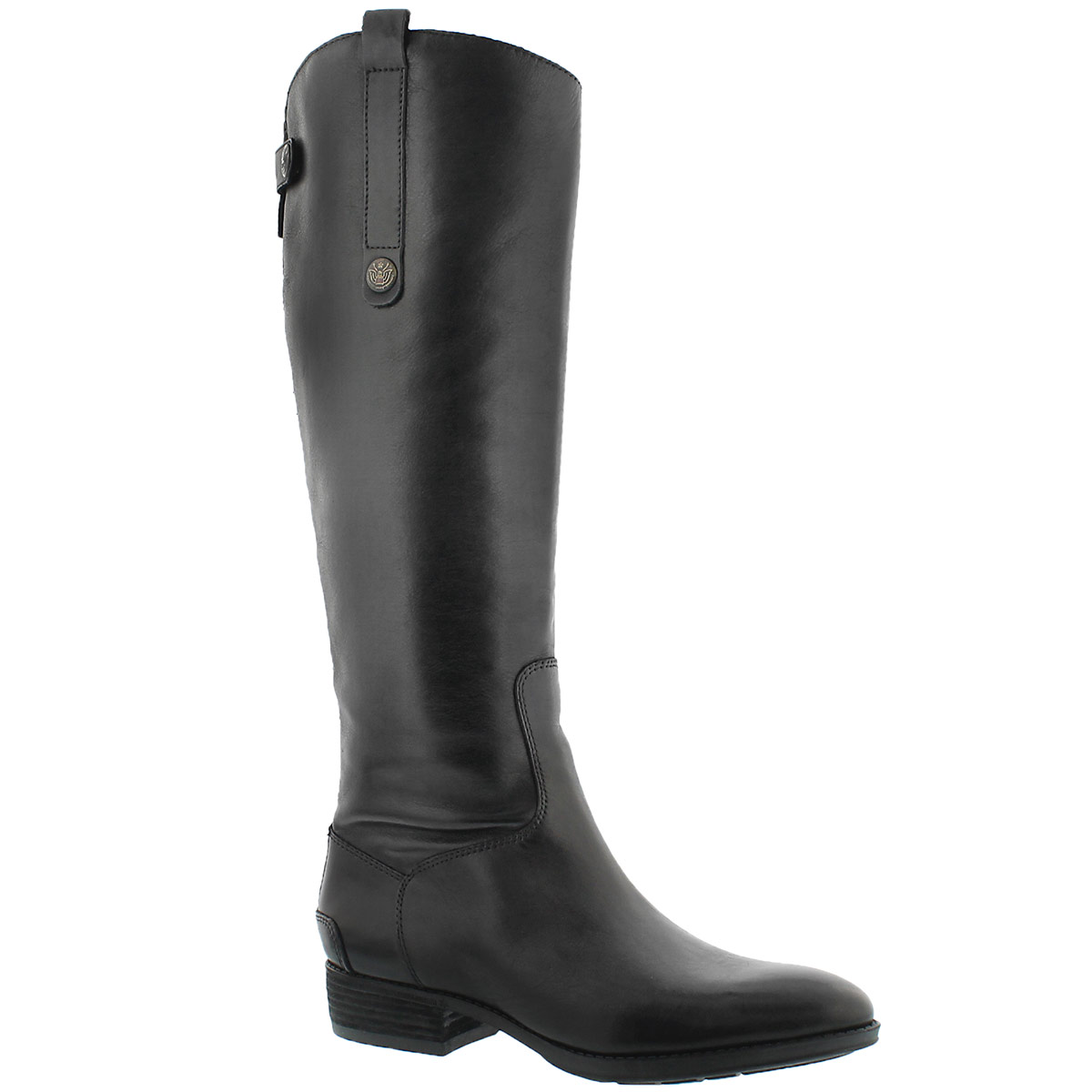 Lds Penny black tall riding boot