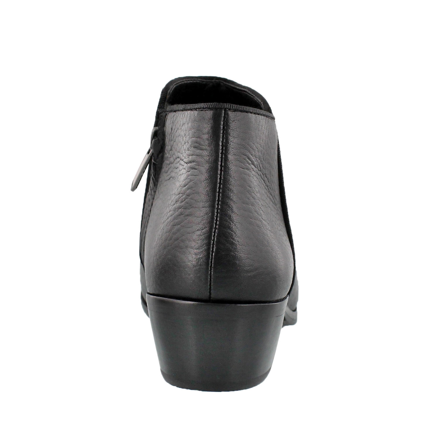 Lds Petty black leather casual bootie