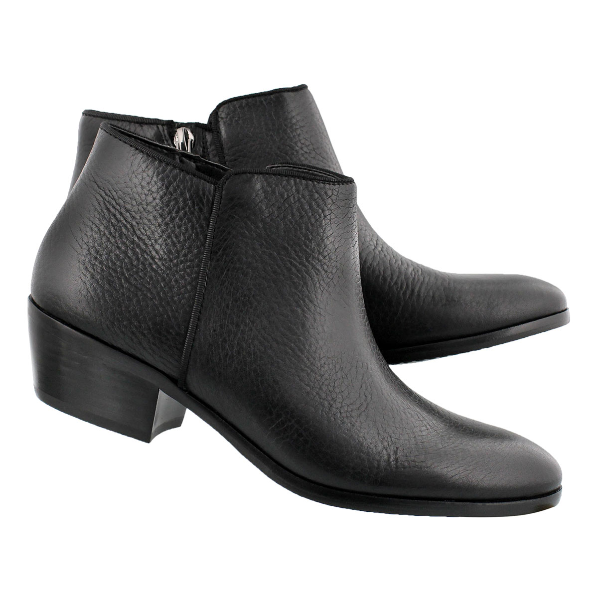 Lds Petty black leather casual bootie