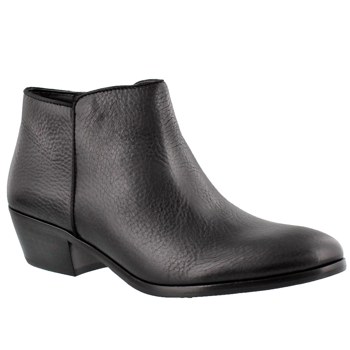 Lds Petty black leather casual bootie