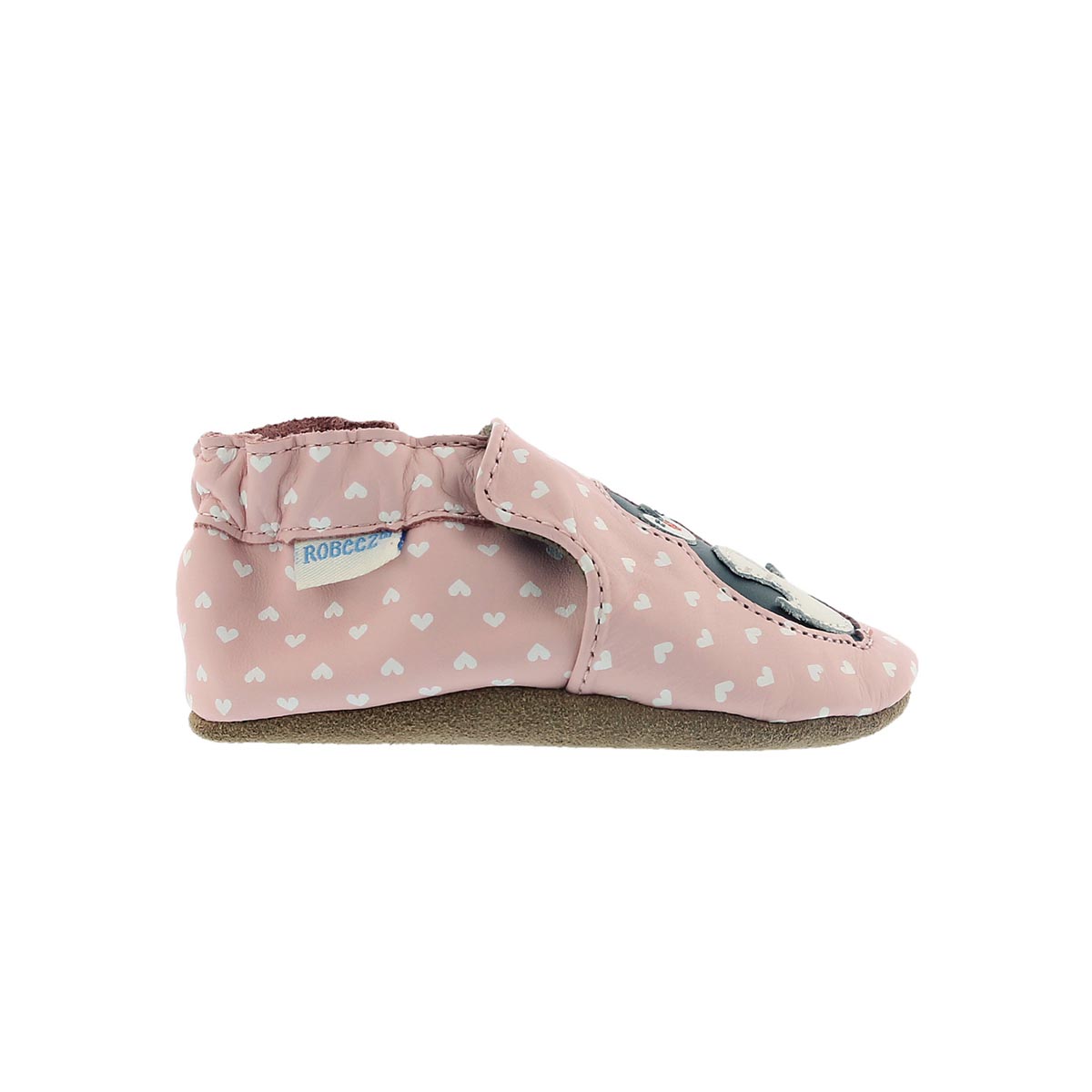 Inf Piper Penguin pastel pink slipper