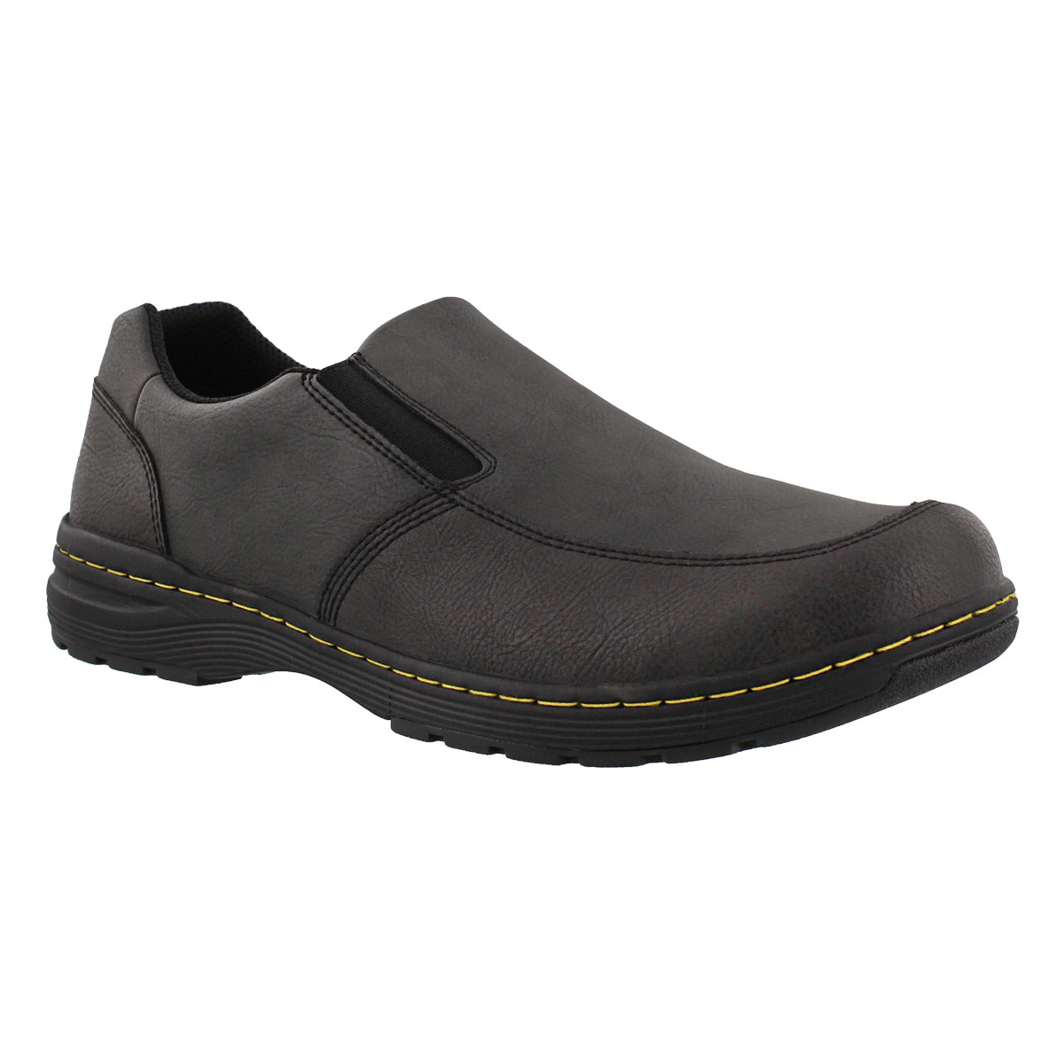 Men's BRENNAN black slip on casual shoes