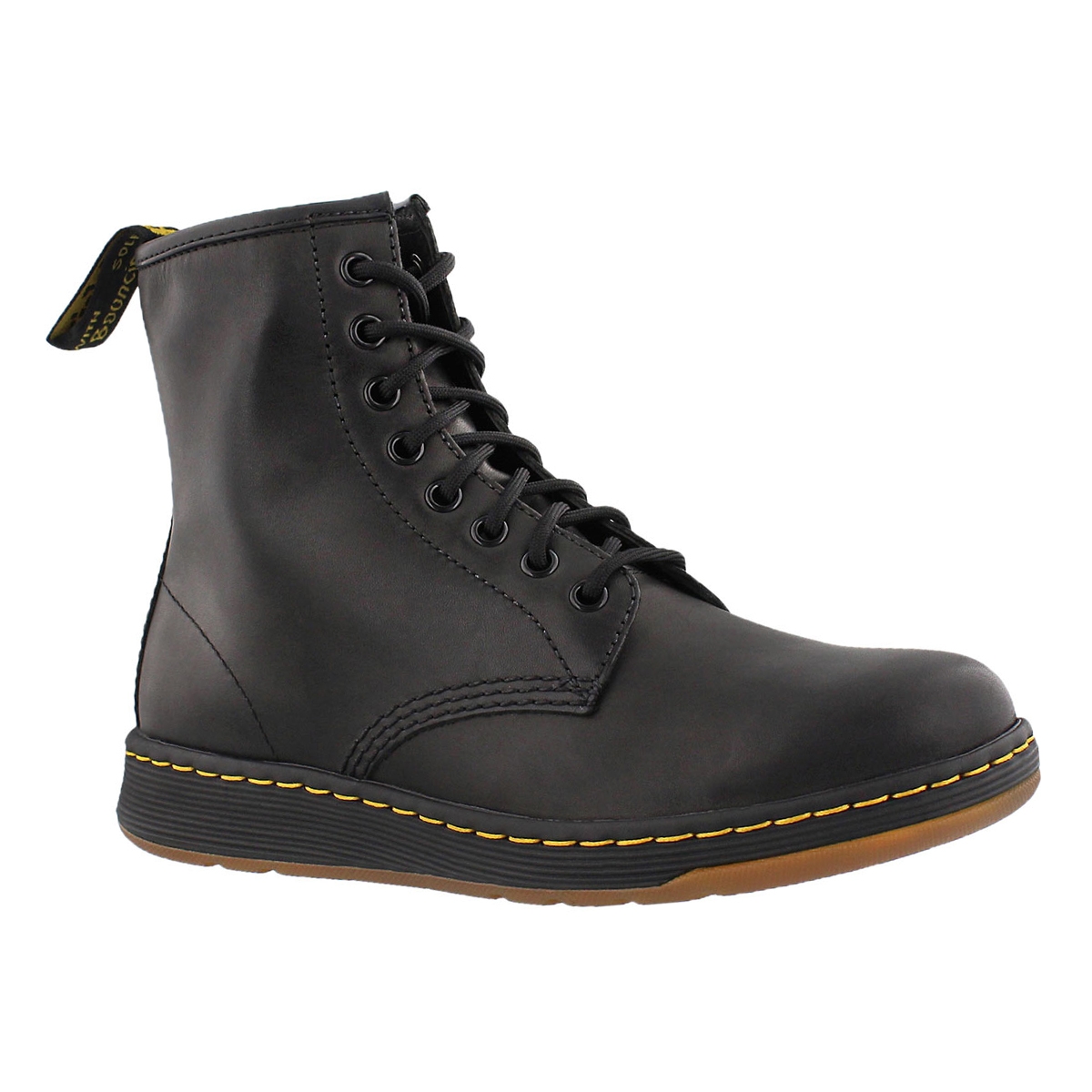 Women's DM Lite NEWTON black 8-eye combat boots