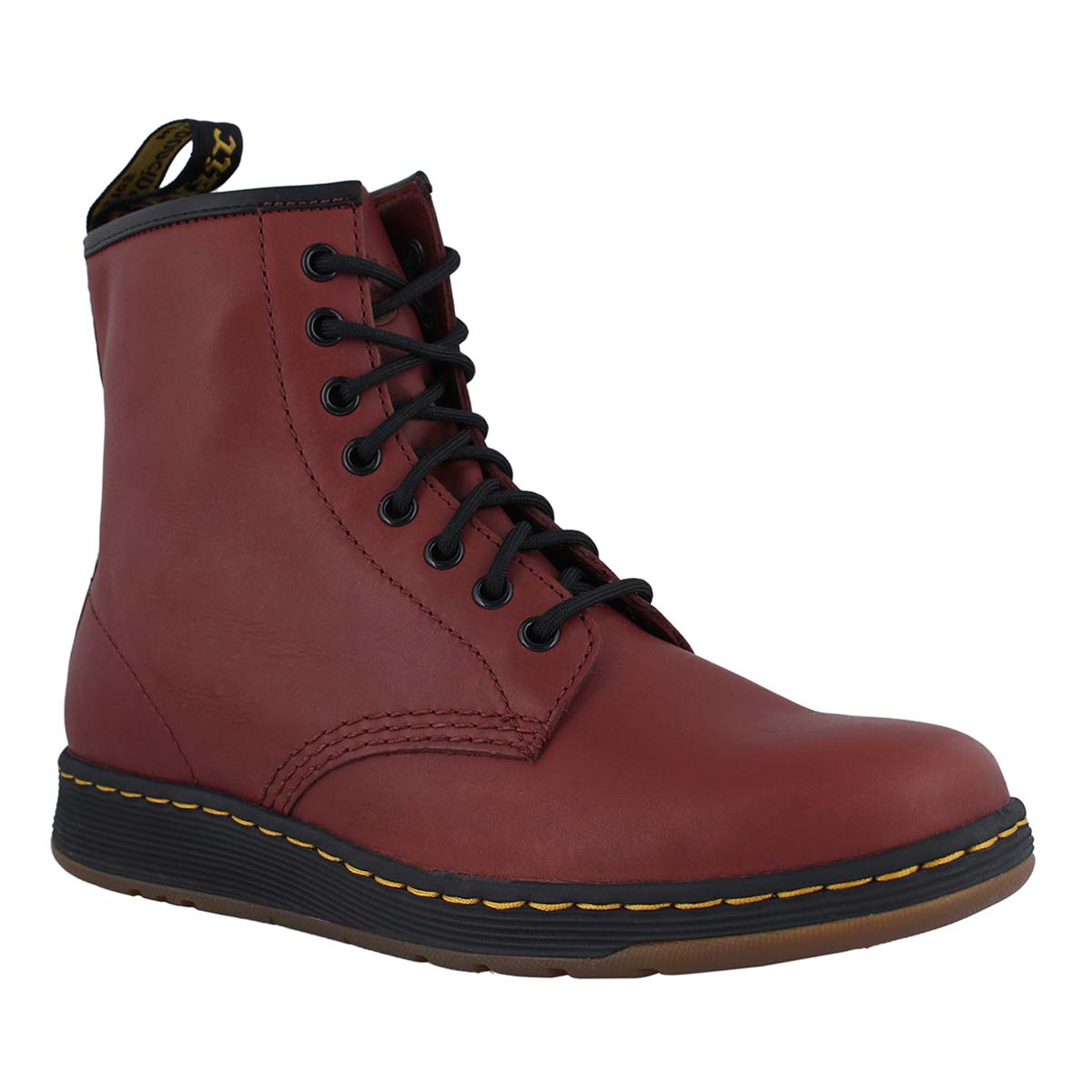 Lds Lite Newton cherry 8 eye combat boot