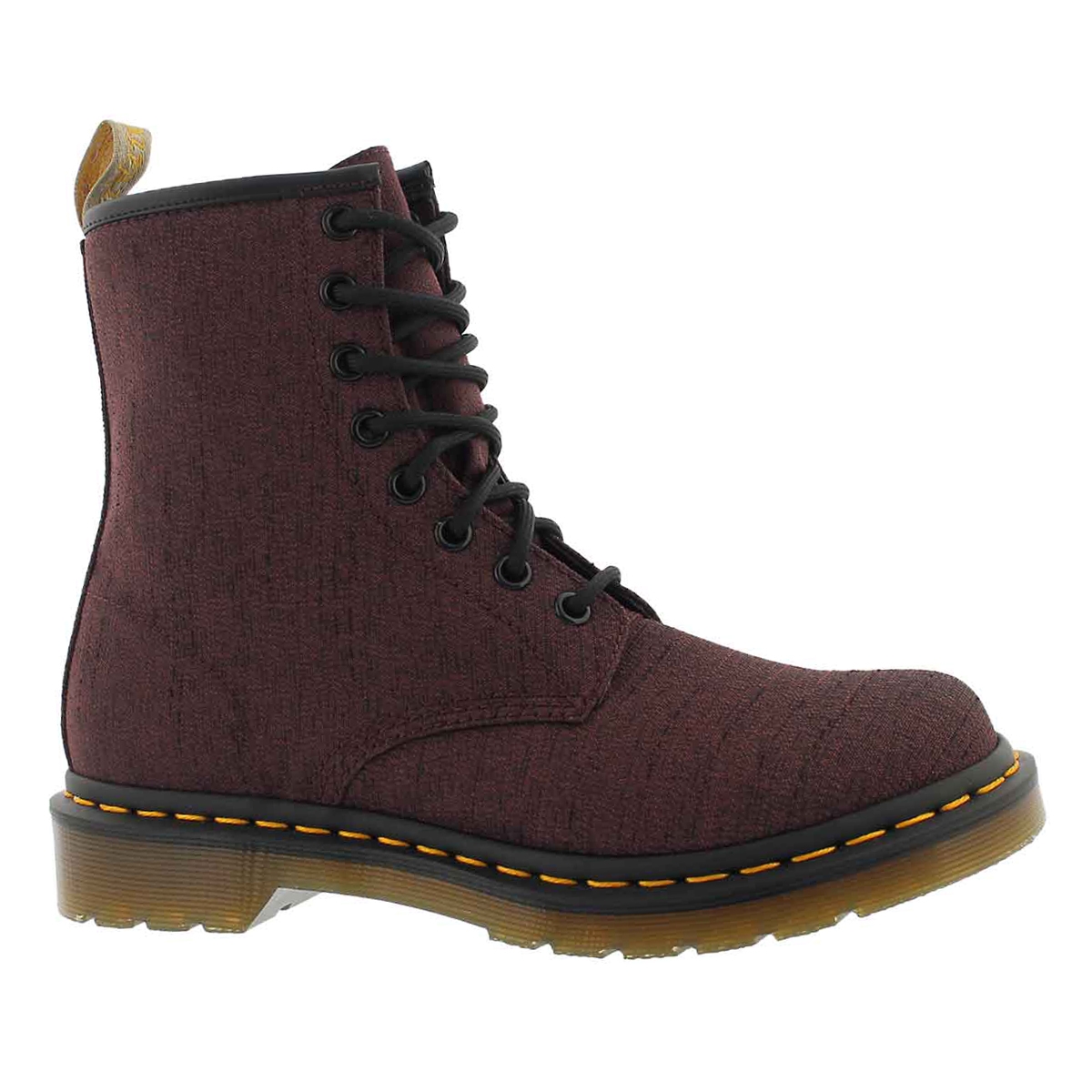 Women's VEGAN CASTEL 8-Eye cherry boots