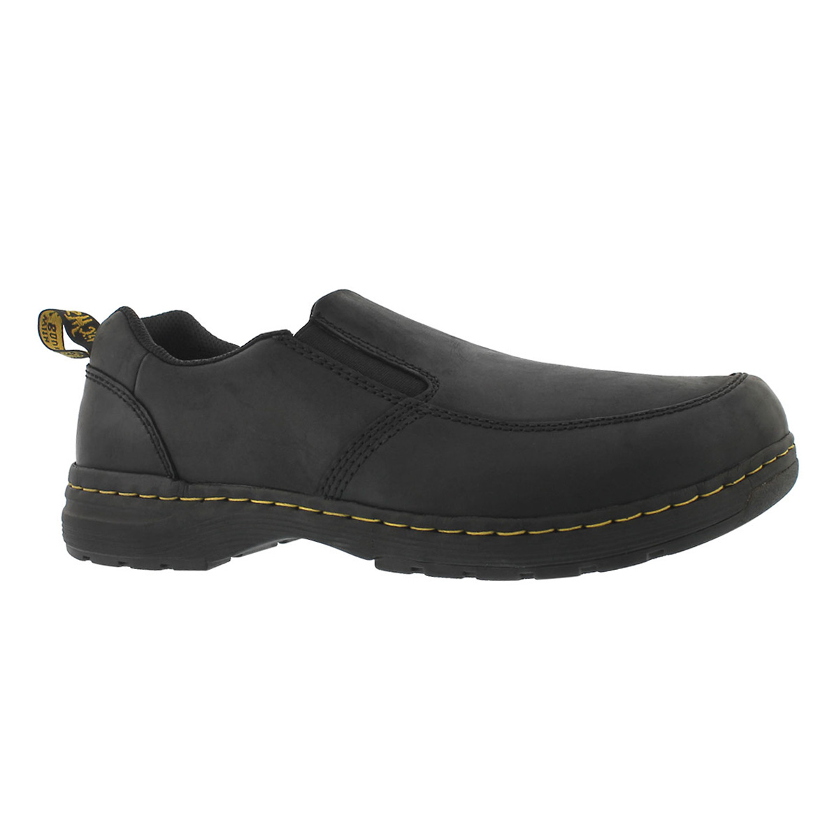 Men's BRENNAN black slip on casual shoe