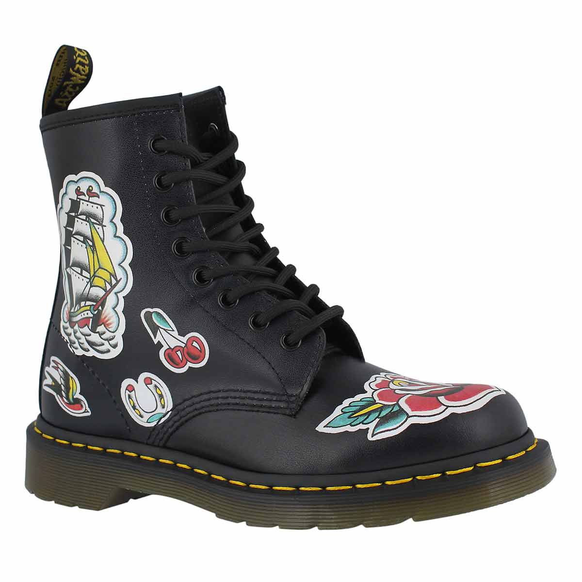 Lds 1460 O.T Asia blk/grey boot