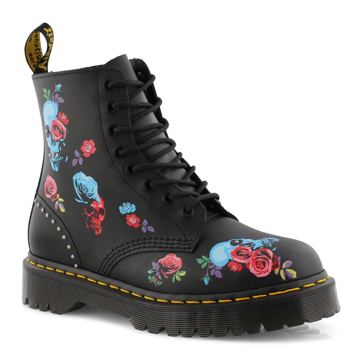Lds 1460 Bex Rose black 8 eye boot
