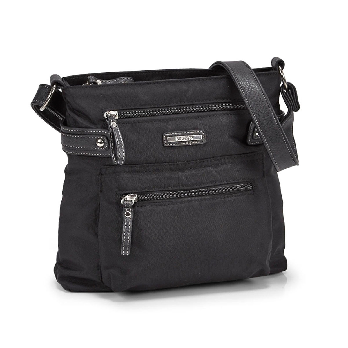 Women's R4301 black north/south cross body bag