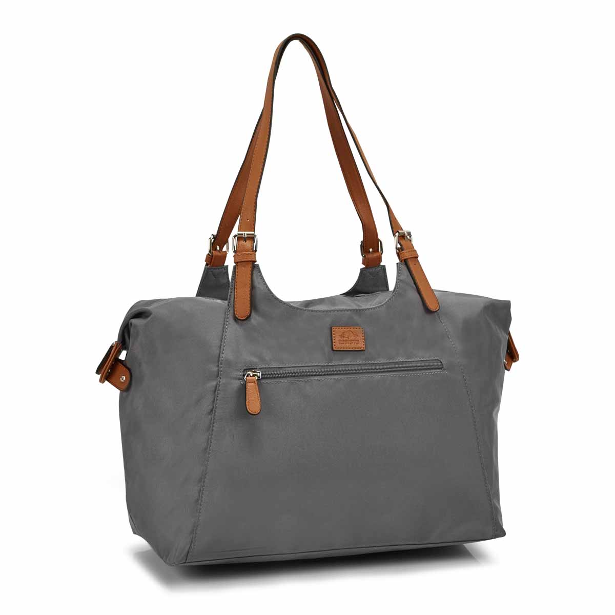 Lds Roots73 grey nylon large tote bag