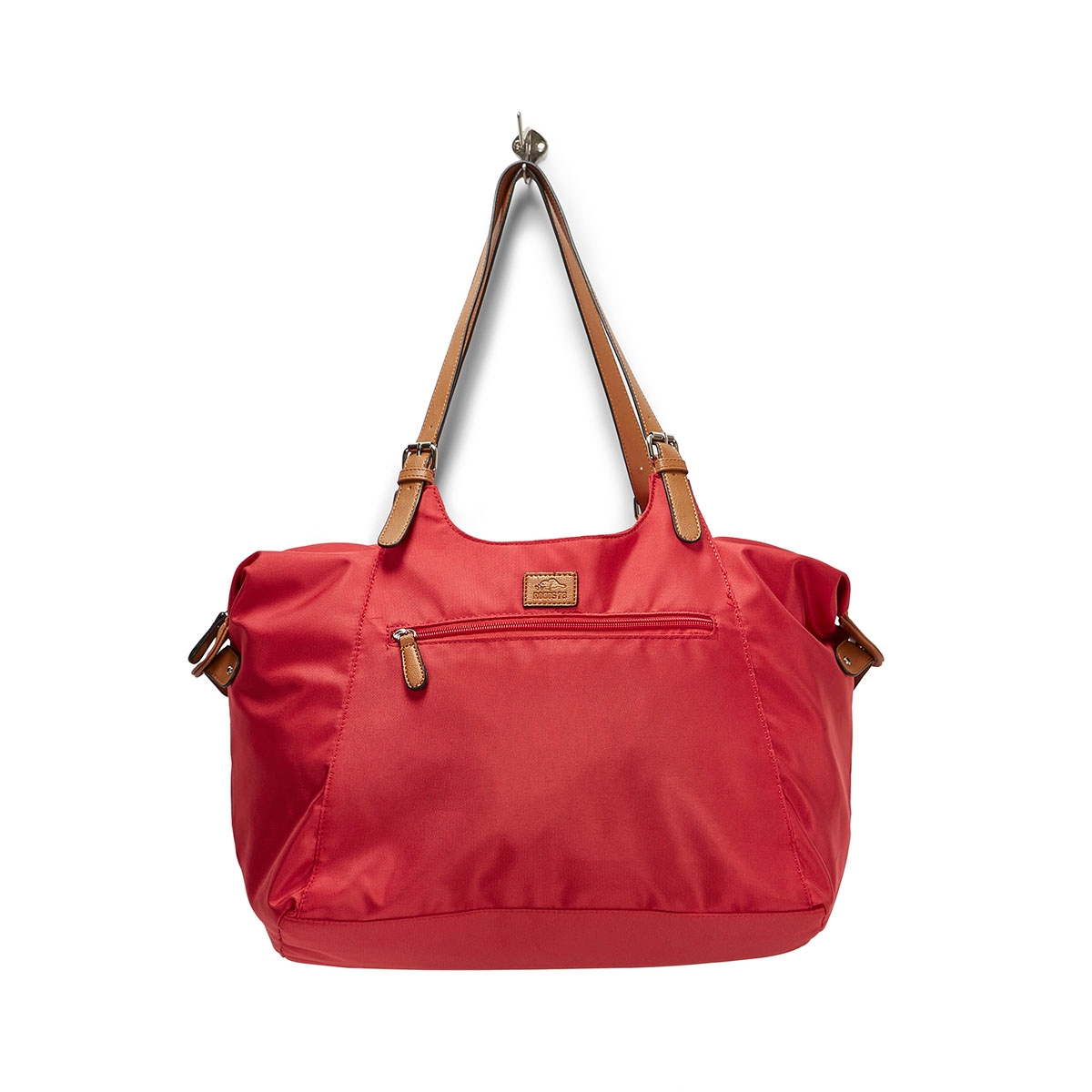 Lds Roots73 red nylon large tote bag