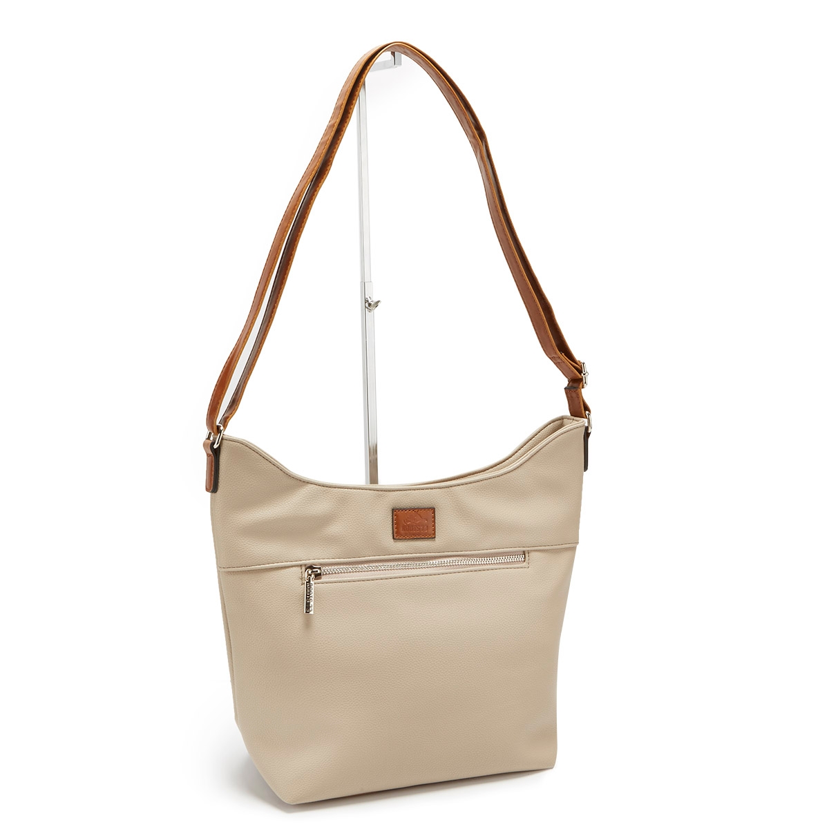 Lds Roots73 stn north/south zip hobo bag